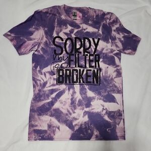 Purple Tie-Dye Womens Shirt